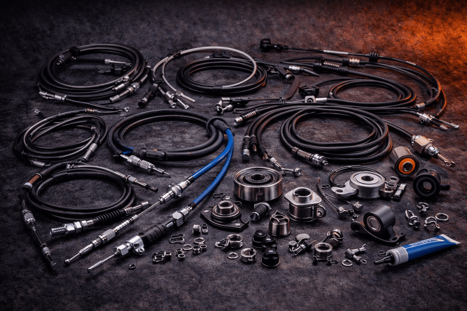 Kabel, Schläuche & Schellen