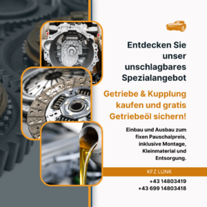 Beim Kauf eines Getriebes und des dazu passenden Kupplungssatzes bekommen Sie Getriebeöl gratis dazu