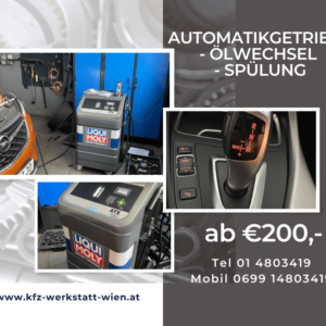 Automatikgetriebespülung - Getriebeölwechsel