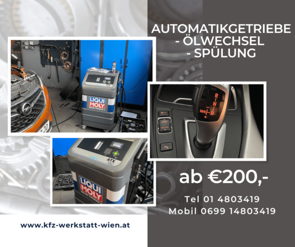 Automatikgetriebespülung - Getriebeölwechsel