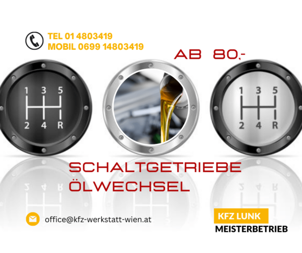 Schaltgetriebeölwechsel