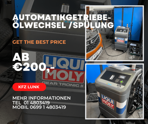 Automatikgetriebespülung - Getriebeölwechsel