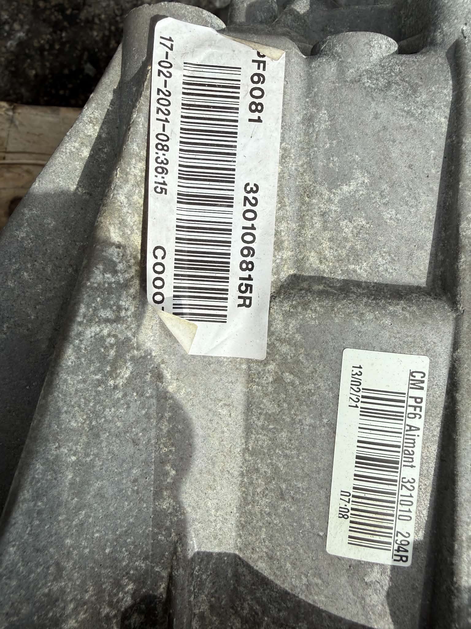 Getriebe Opel Movano 2.3 CDTI - PF6081Getriebe mit Tachograph / Tachogeber – Bild 2